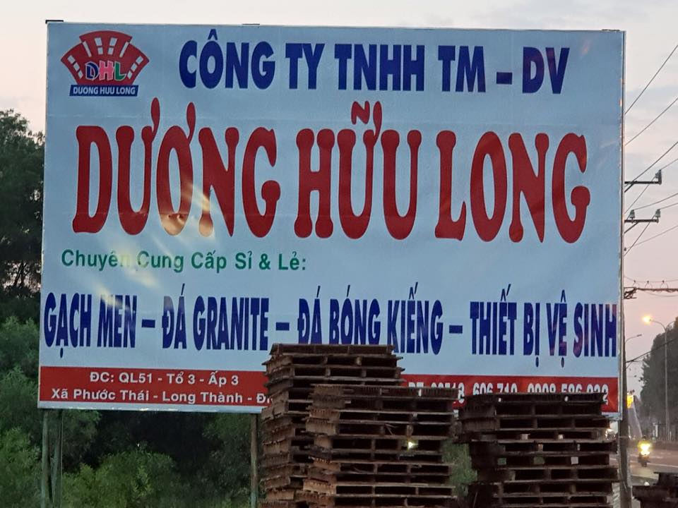 showroom Dương Hữu Long ở long thành Đồng Nai