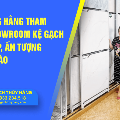 Hãy cùng Hằng tham quan showroom kệ gạch đẳng cấp, ấn tượng và độc đáo