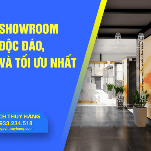 Thiết kế showroom kệ gạch